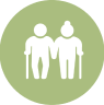 older adults button