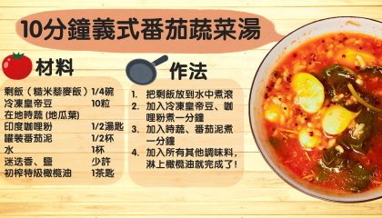 10分鐘義式番茄蔬菜湯